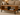 Quest Coffee Table (Chestnut and Grey)
