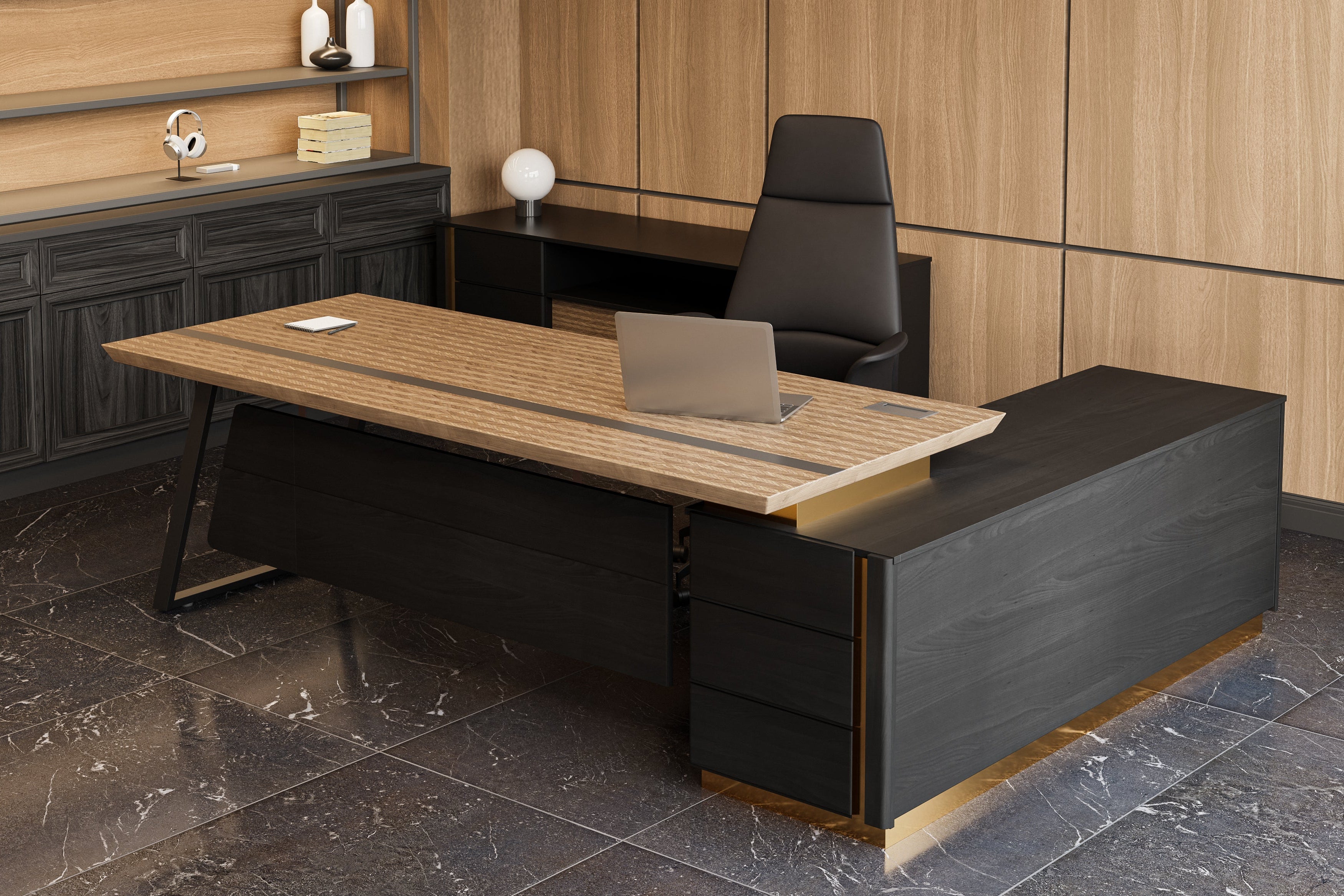 Antonin 1.0 Executive Desk (Left)