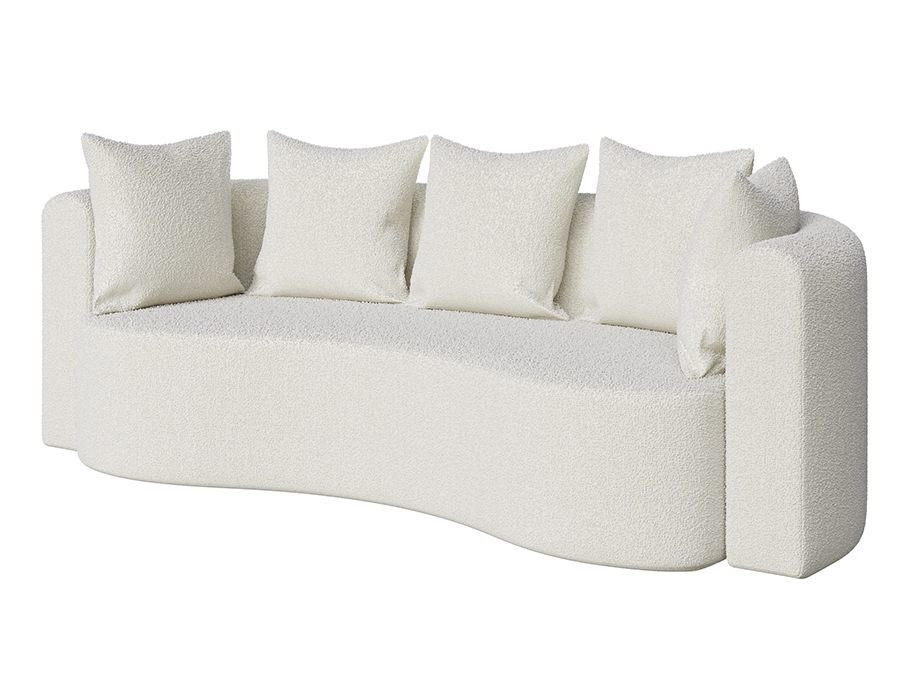 Oryn 2.5 Seater Curved Sofa