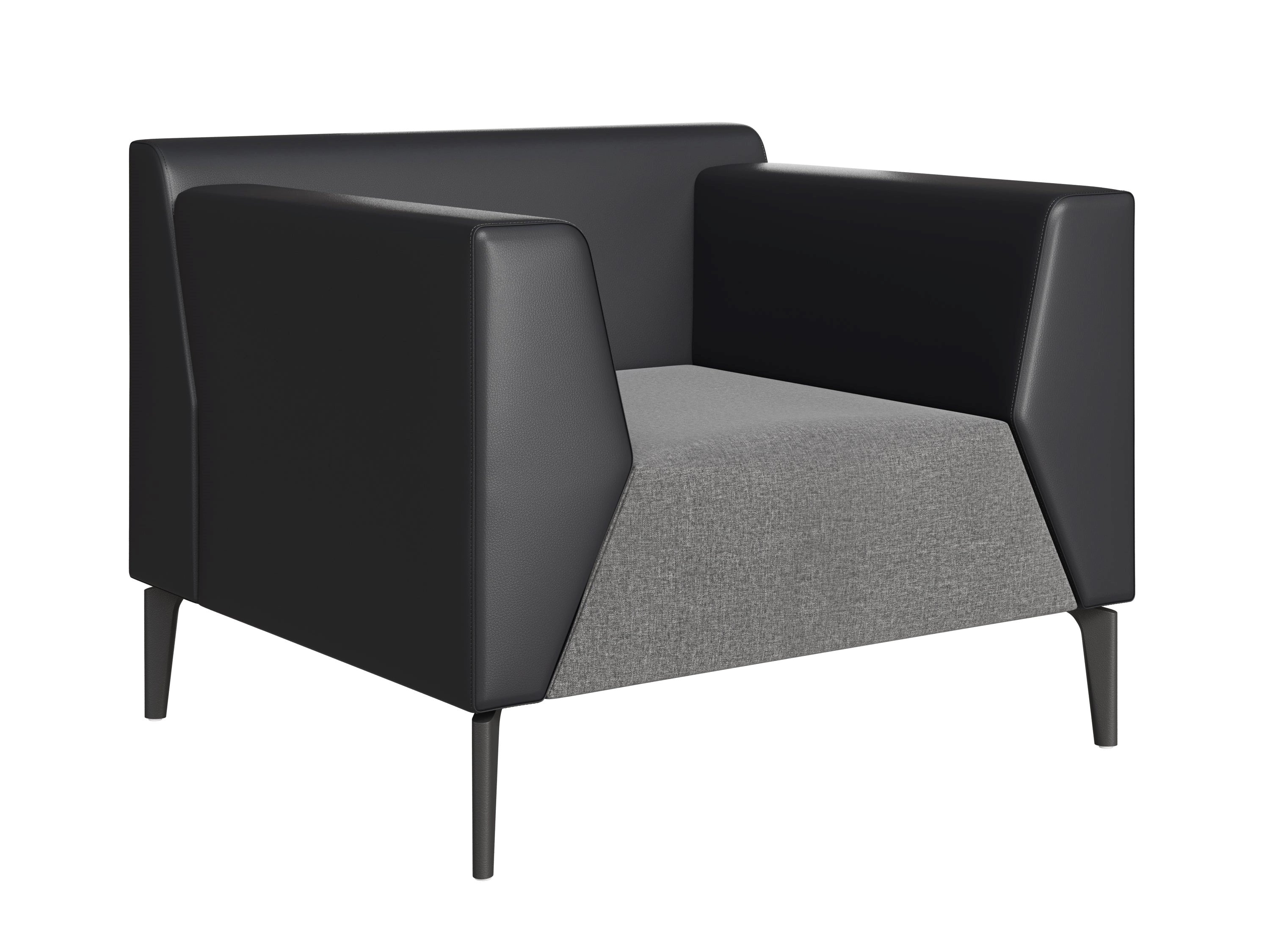 Triton Sofa Concordia (Mid Grey & Black)
