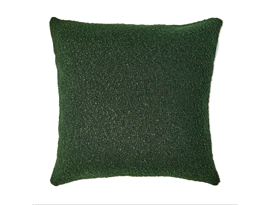 Napped Green Cushion Cover