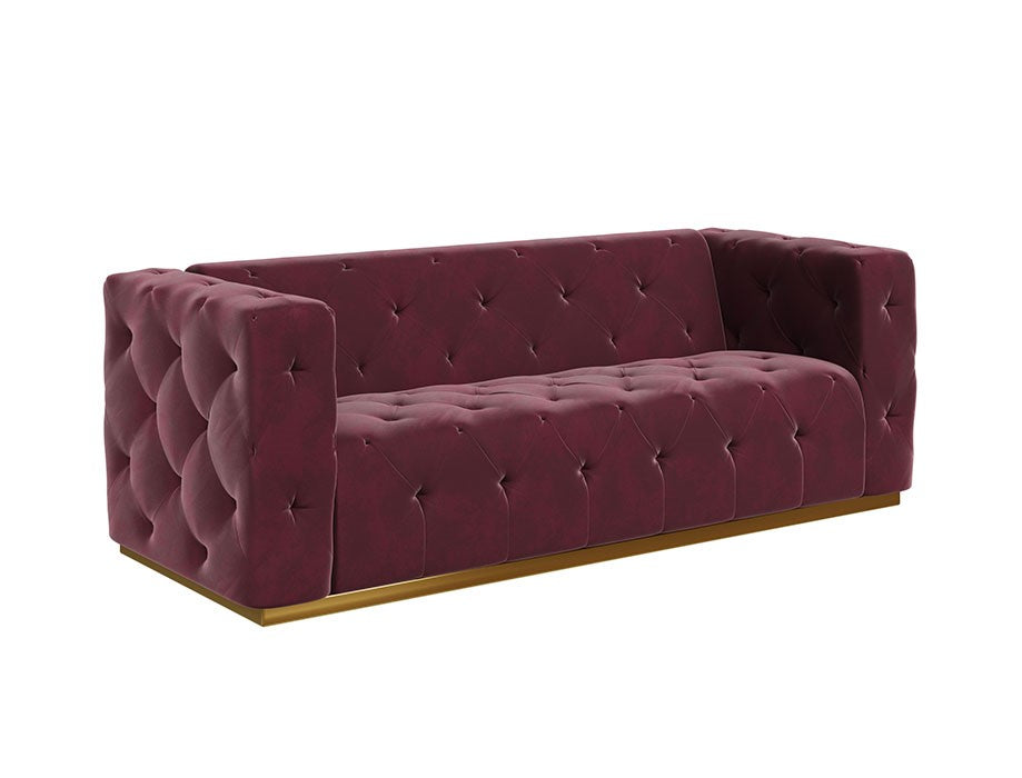 Majestic Sofa 3-Seater (Maroon)