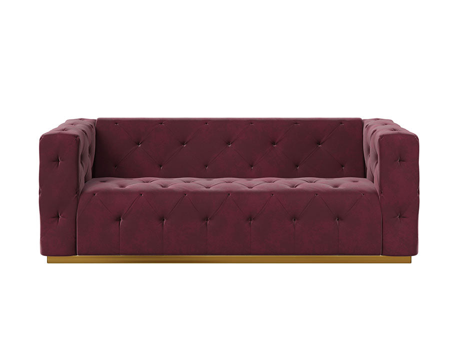 Majestic Sofa 3-Seater (Maroon)