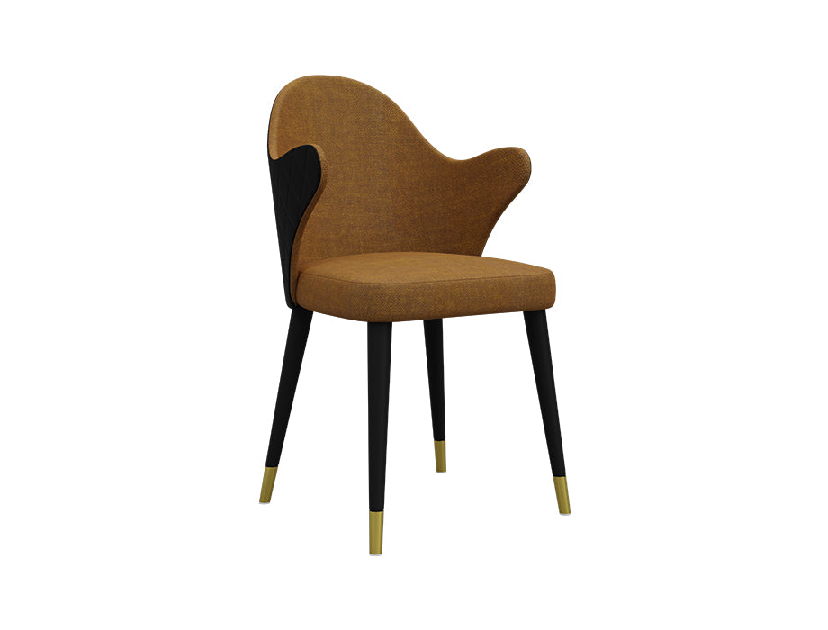 Melody Dining Chair (Mustard Yellow)