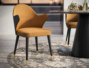 Melody Dining Chair (Mustard Yellow)
