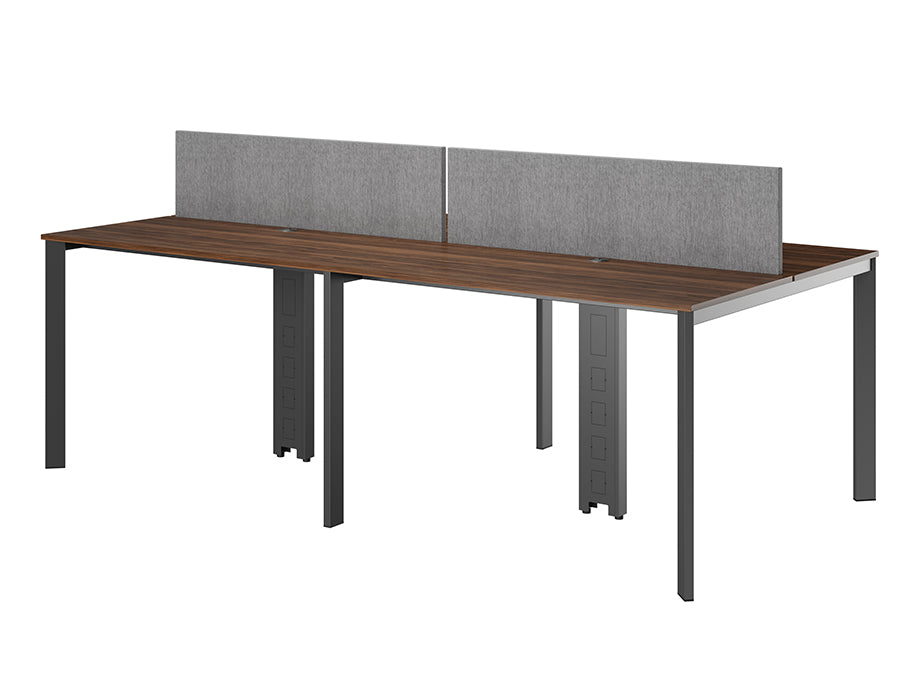 Ozone 2.0 Linear Workstation (4-Person) – Interwood