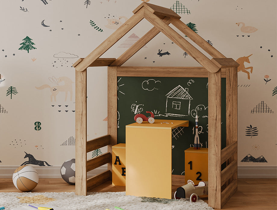 Learning Hut Design Kids Study Tables and Chairs – Interwood