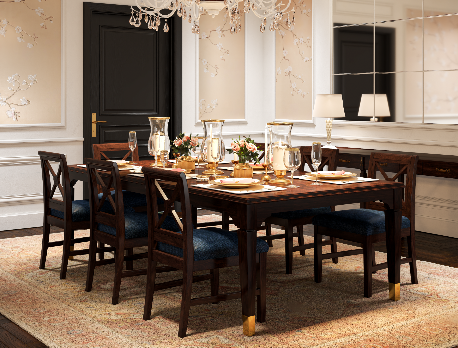 Uplift your Dining Space with Elegant Wood Dining Table Designs | Buy ...