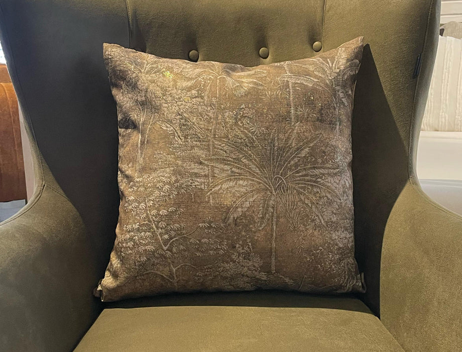 Shimmer Palm Cushion Cover