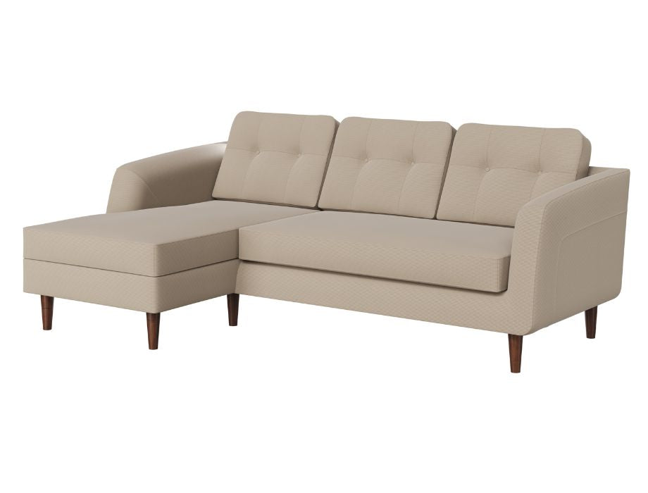 Sofa Cum Bed Left Chaise Camden (Waffle Beige)