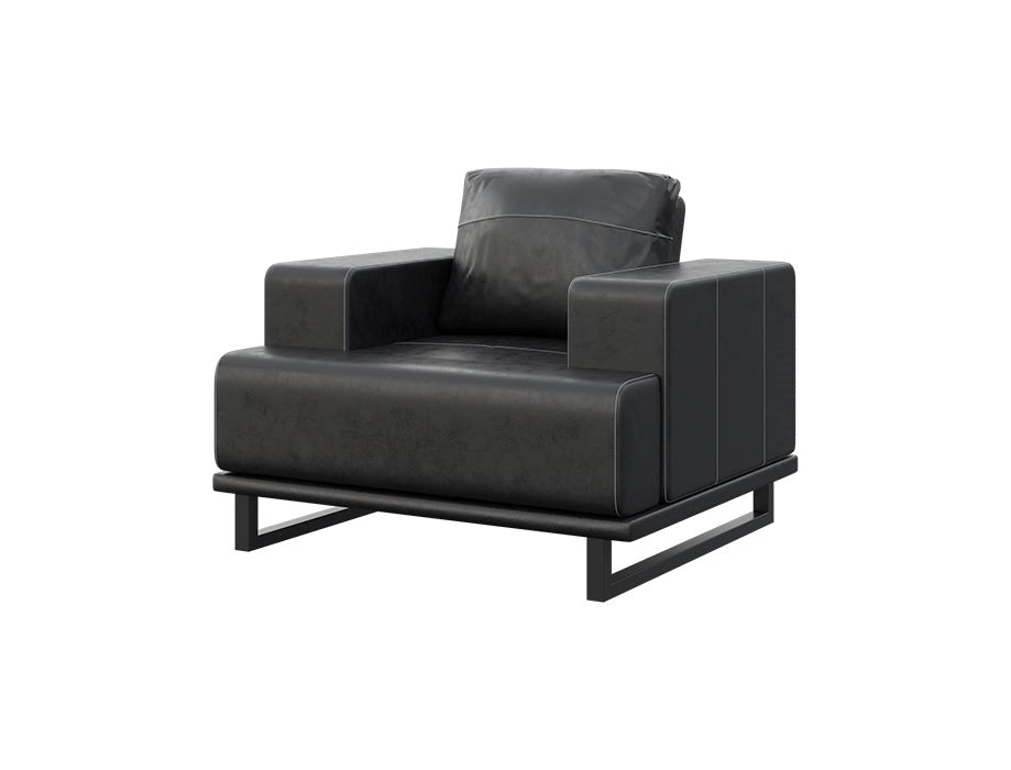 Astor Sofa 1 Seater - Astor (Black)