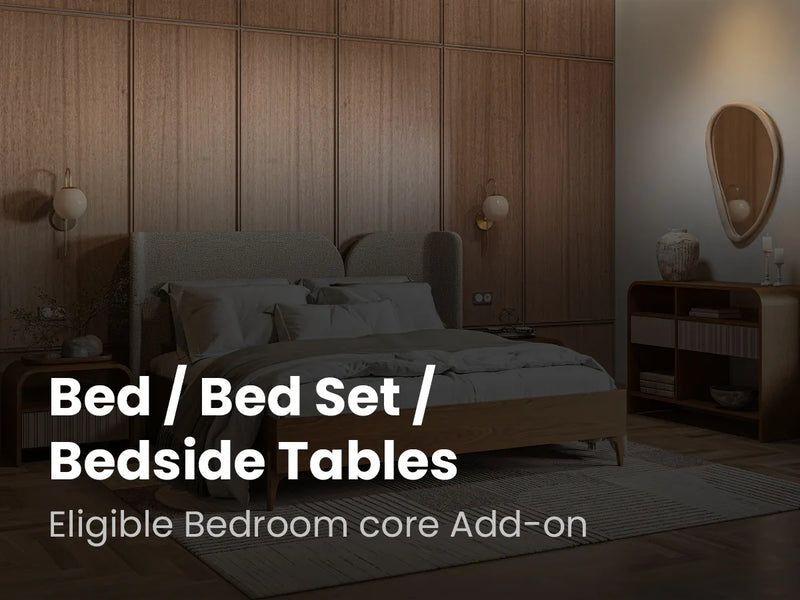 Bed Set OR Bed + 2 Side Tables OR 2 Bedside Tables