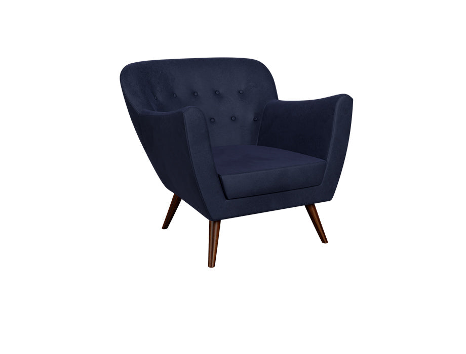 Alexa Sofa Chair (Navy Blue)