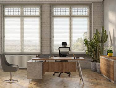 Aston 2.0 Manager Desk with Side Rack-Right