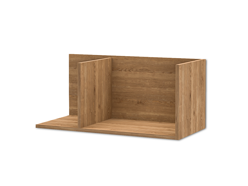 Book Shelf Sydney Module 1 In Light Oak Colour