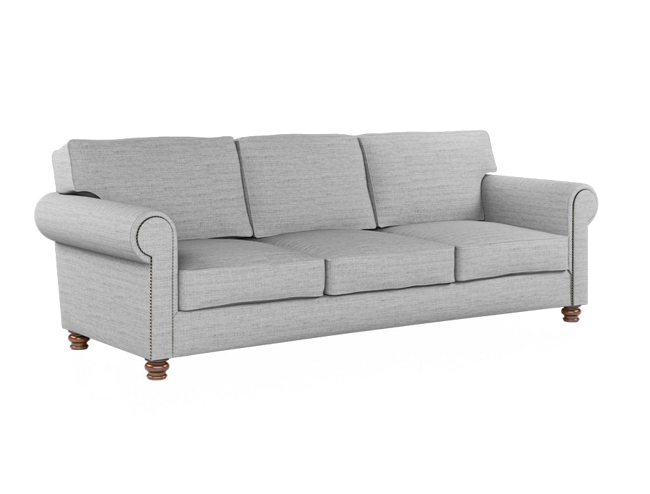 Sofa Sero 3-Seater (Light Grey)